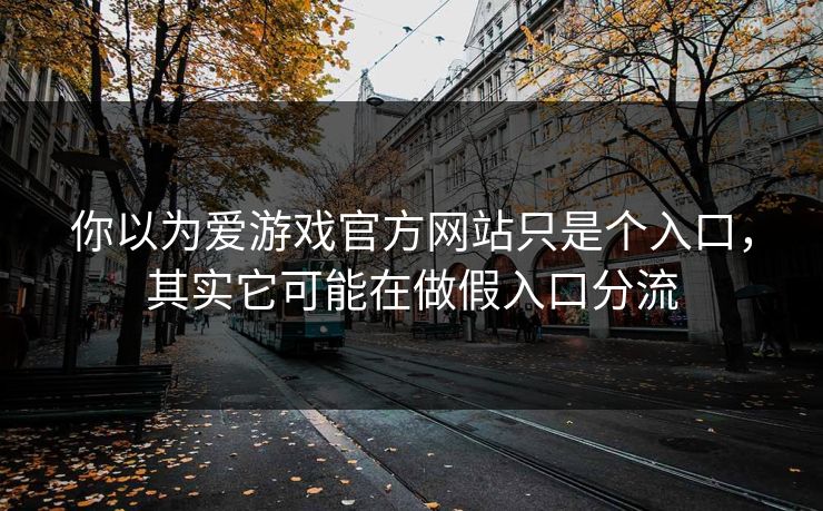 你以为爱游戏官方网站只是个入口，其实它可能在做假入口分流